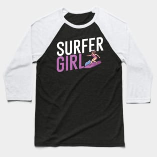 Surfer girl Baseball T-Shirt